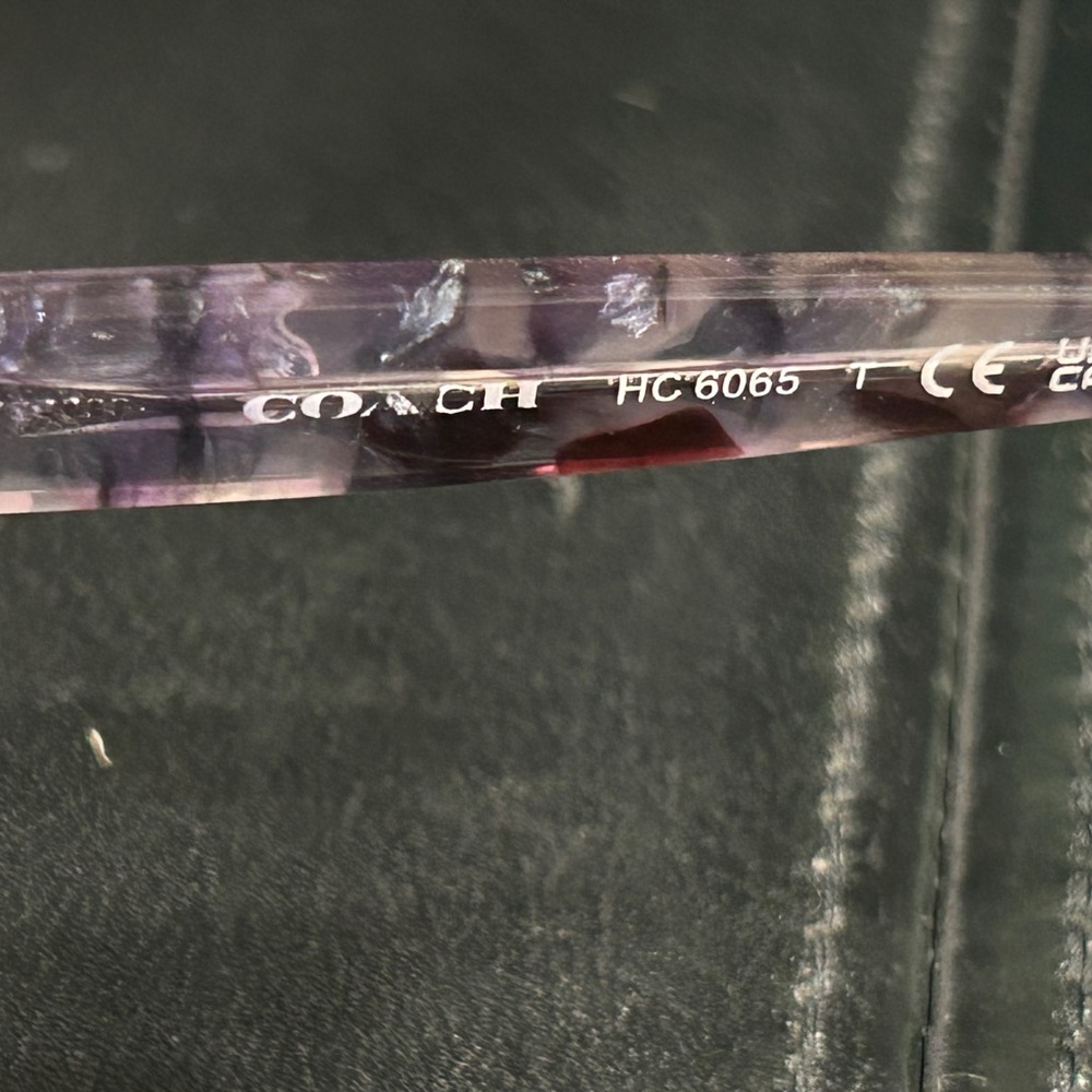 Coach Purple Tortoiseshell Optical Frames frame o… - image 7